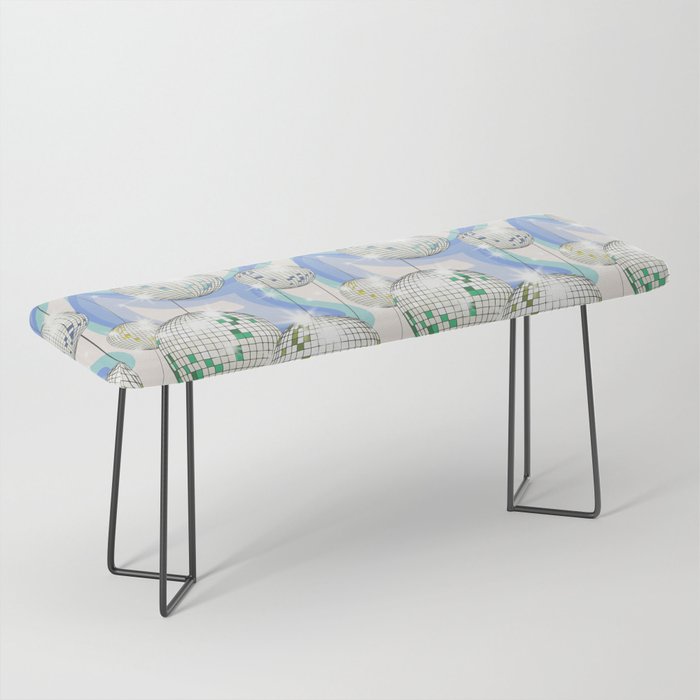 Groovy Party disco ball blue Bench Gallery Image 1