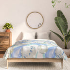 Groovy Party disco ball blue Comforter Gallery Image 3
