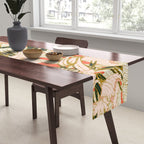 Flowering tropical coral bloom Table Runner Gallery Image 2