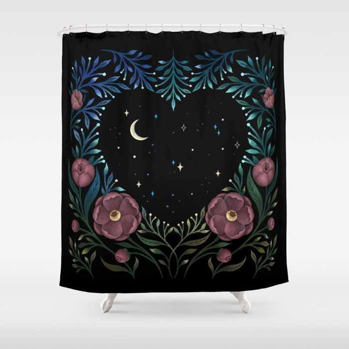 Heartful of Thanks Shower Curtain Gallery Image 1