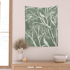 Birds on Branches 02 Wall Tapestry Gallery Image 2
