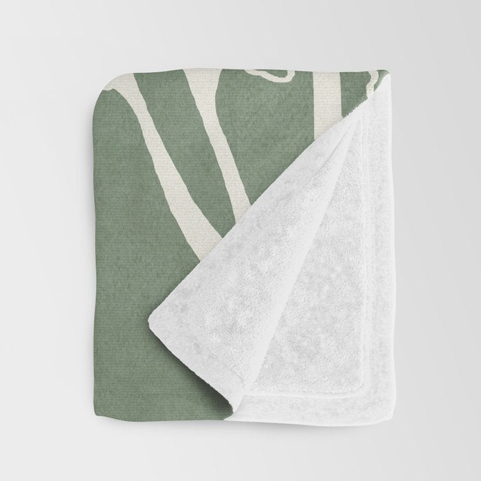 Birds on Branches 02 Throw Blanket Gallery Image 3