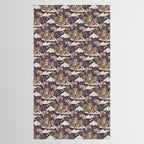 Fox Cubs in Moonlit Garden Tablecloth Gallery Image 2