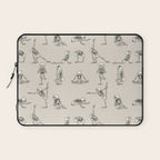 Skeleton Yoga Laptop Sleeve Gallery Image 1