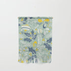 Wonderful ditsy holiday joy mint Wall Hanging Gallery Image 1