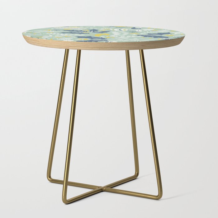 Wonderful ditsy holiday joy mint Side Table Gallery Image 1