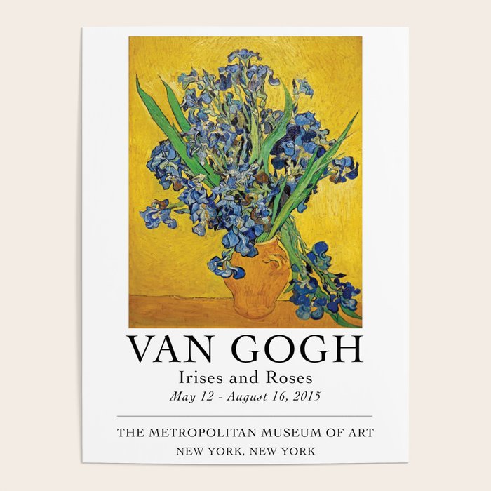 Irises 3 by Vincent Van Gogh Poster Gallery Image 4