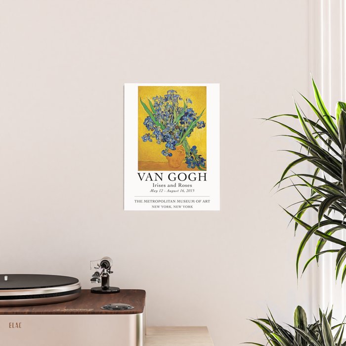 Irises 3 by Vincent Van Gogh Poster Gallery Image 2