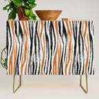 Black Forest Stripes terracotta Credenza Gallery Image 1