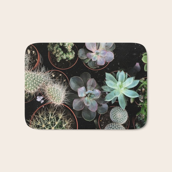 Plant Collection Bath Mat Gallery Image 1