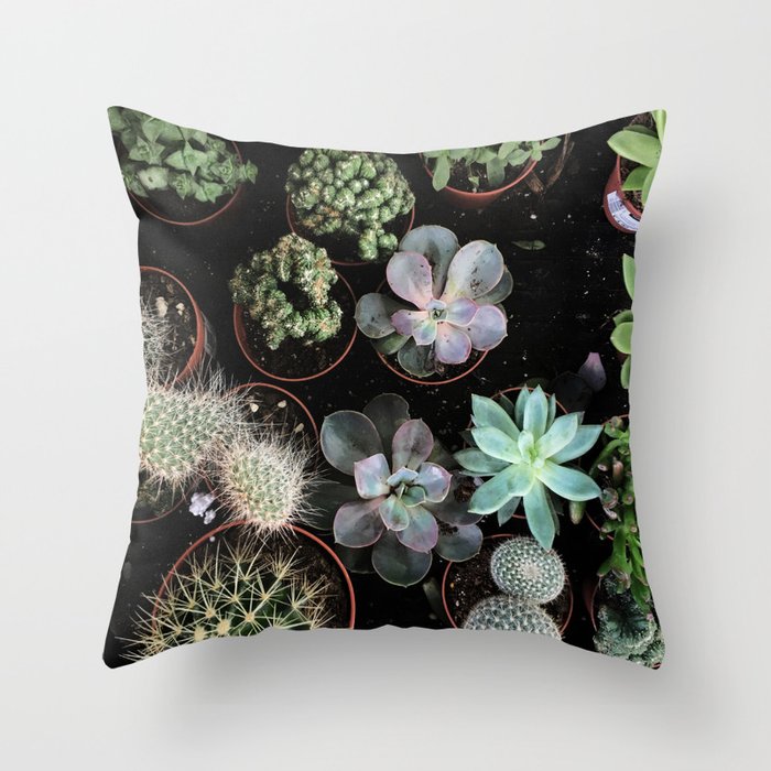 Plant Collection Throw Pillow Gallery Image 1
