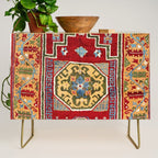 Konya Central Anatolian Niche Rug Print Credenza Gallery Image 1