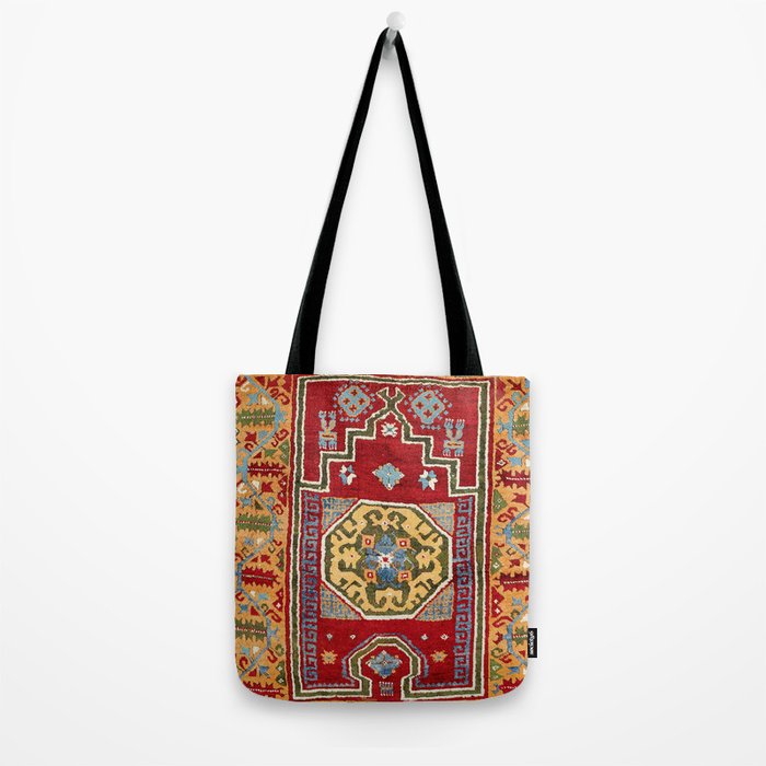 Konya Central Anatolian Niche Rug Print Tote Bag Gallery Image 2
