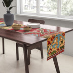 Konya Central Anatolian Niche Rug Print Table Runner Gallery Image 2