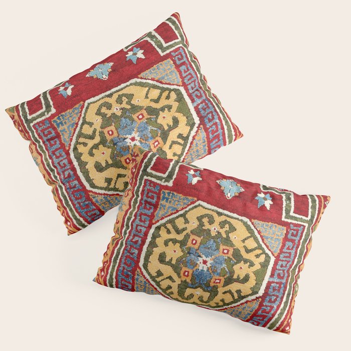 Konya Central Anatolian Niche Rug Print Pillow Sham Gallery Image 3