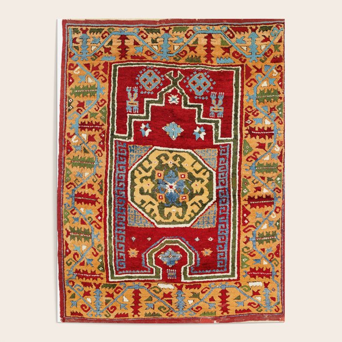 Konya Central Anatolian Niche Rug Print Poster Gallery Image 4