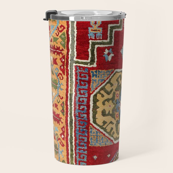 Konya Central Anatolian Niche Rug Print Travel Mug Gallery Image 3