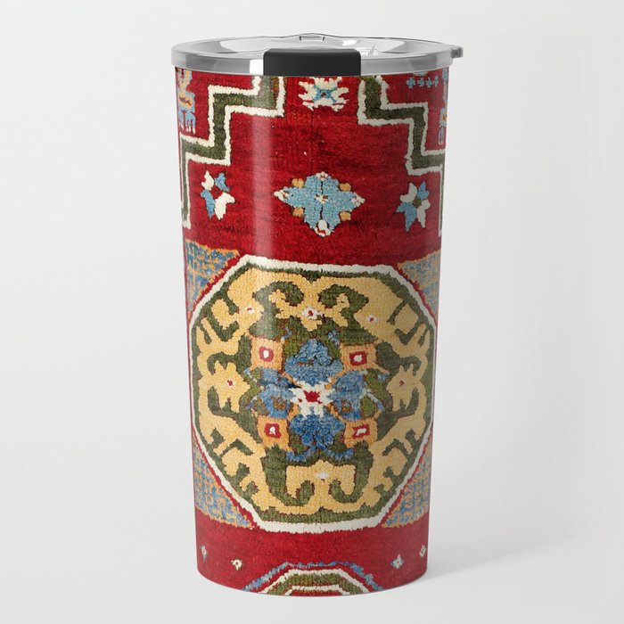 Konya Central Anatolian Niche Rug Print Travel Mug Gallery Image 1
