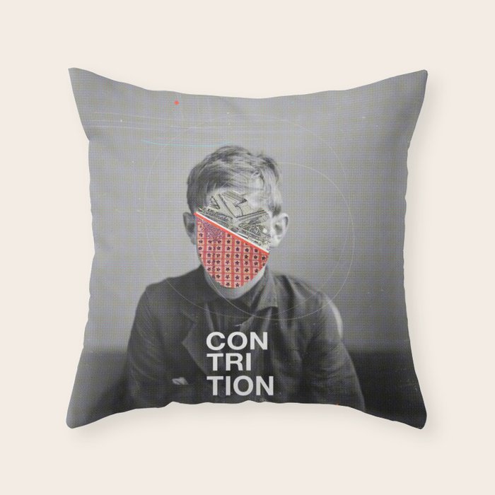 Contrition Throw Pillow Gallery Image 1