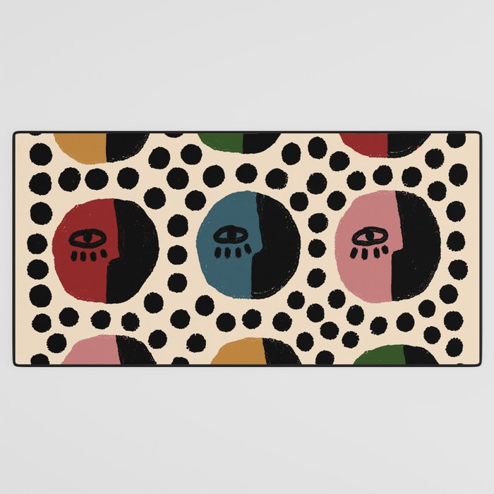 Little Faces Desk Mat Gallery Image 3