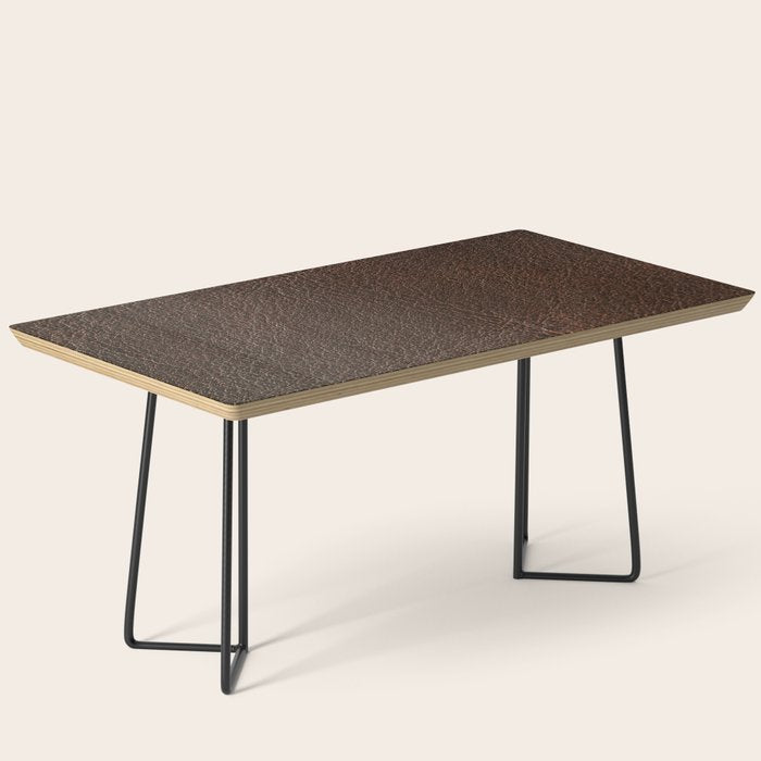 Brown leather Coffee Table Gallery Image 1