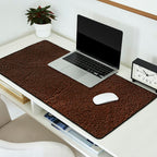 Brown leather Desk Mat Gallery Image 2