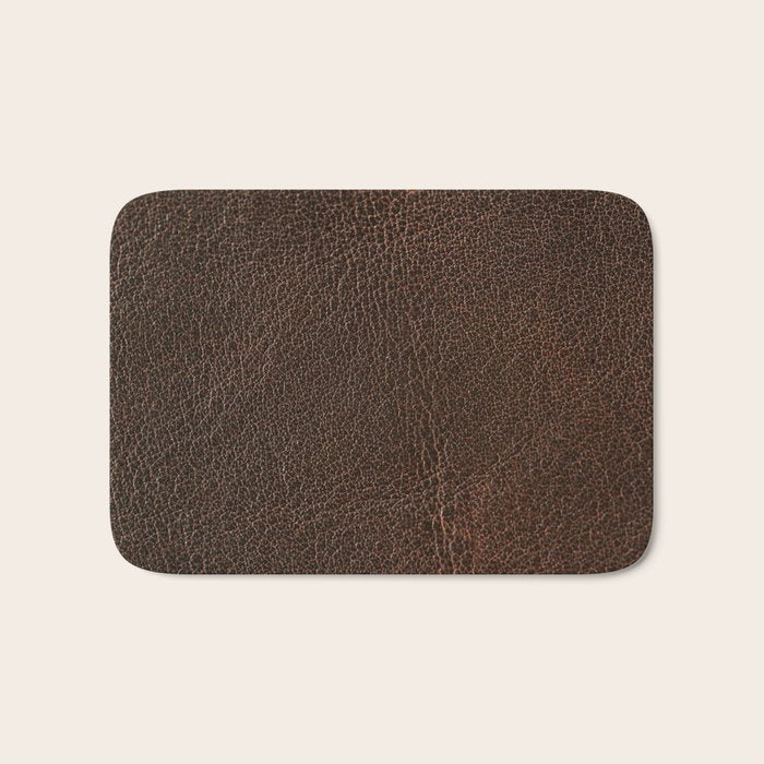 Brown leather Bath Mat Gallery Image 1