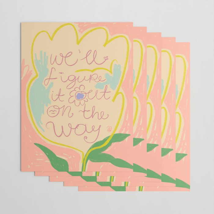 WEâLL FIGURE IT OUT ON THE WAY Wrapping Paper Gallery Image 3