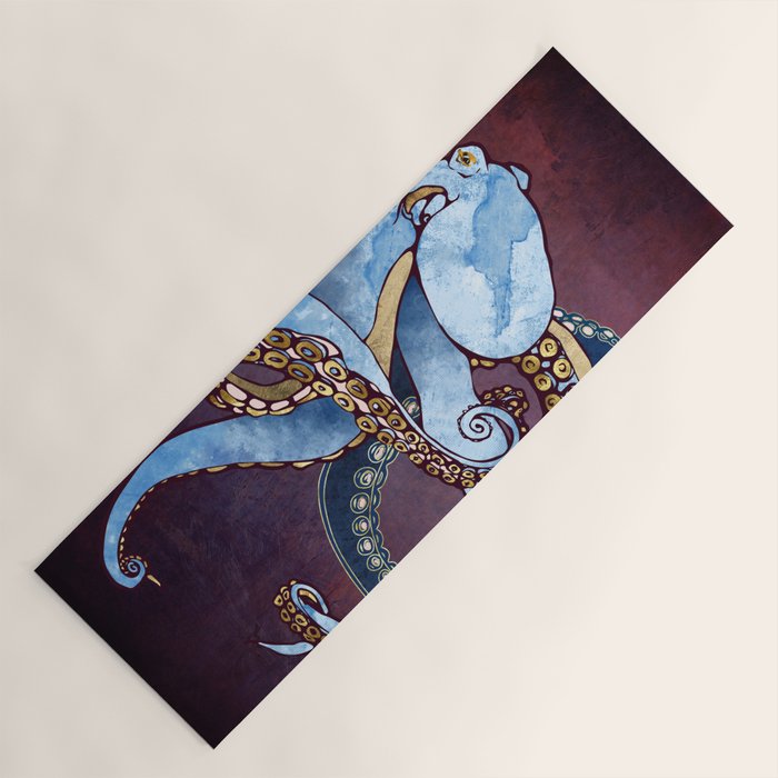 Metallic Octopus III Yoga Mat Gallery Image 1