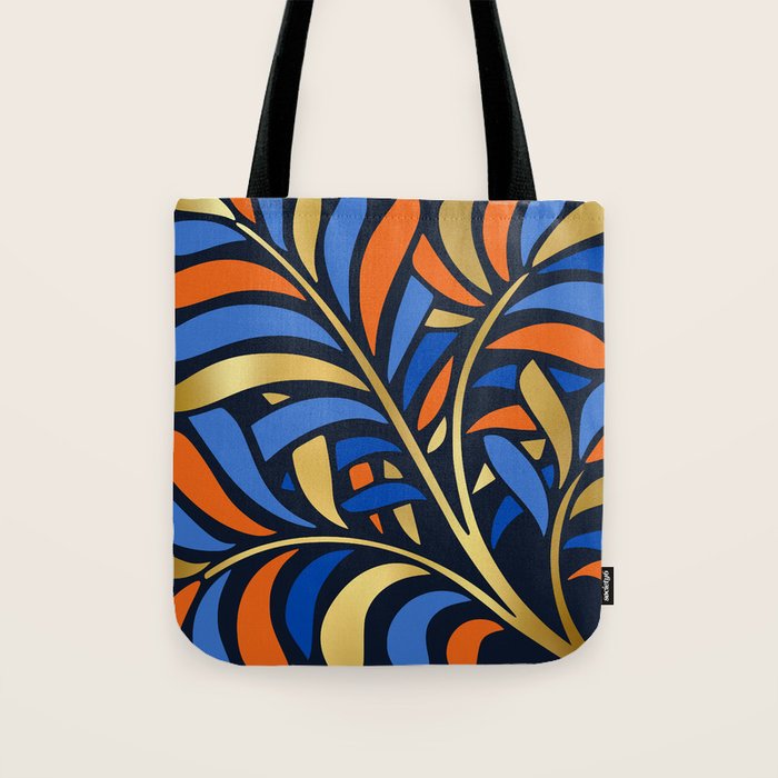 Tropical Leaf Decor Tote Bag Gallery Image 1