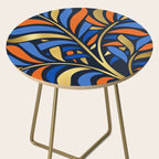 Tropical Leaf Decor Side Table Gallery Image 2