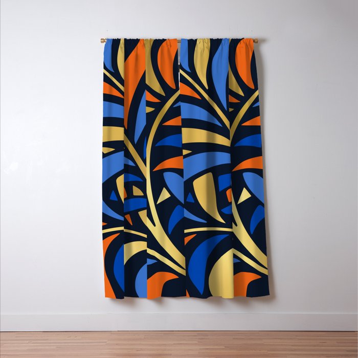 Tropical Leaf Decor Window Curtain Gallery Image 3