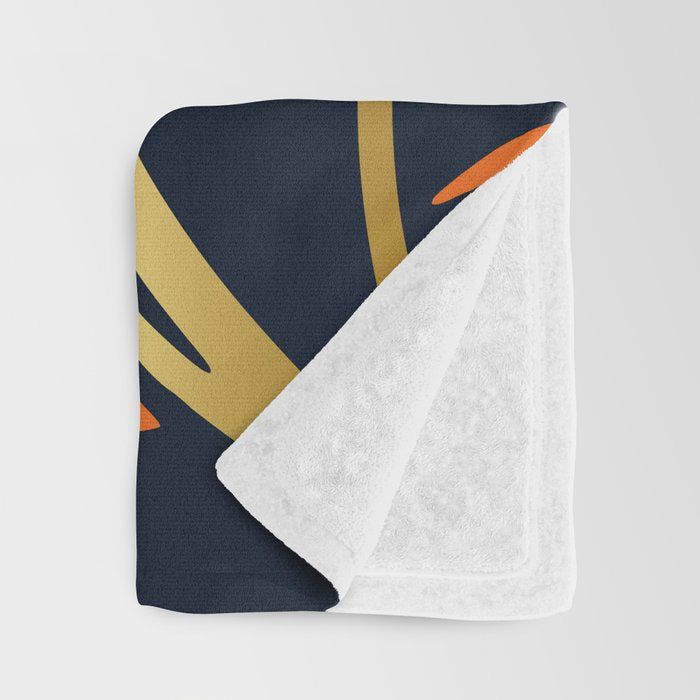 Tropical Leaf Decor Throw Blanket Gallery Image 3