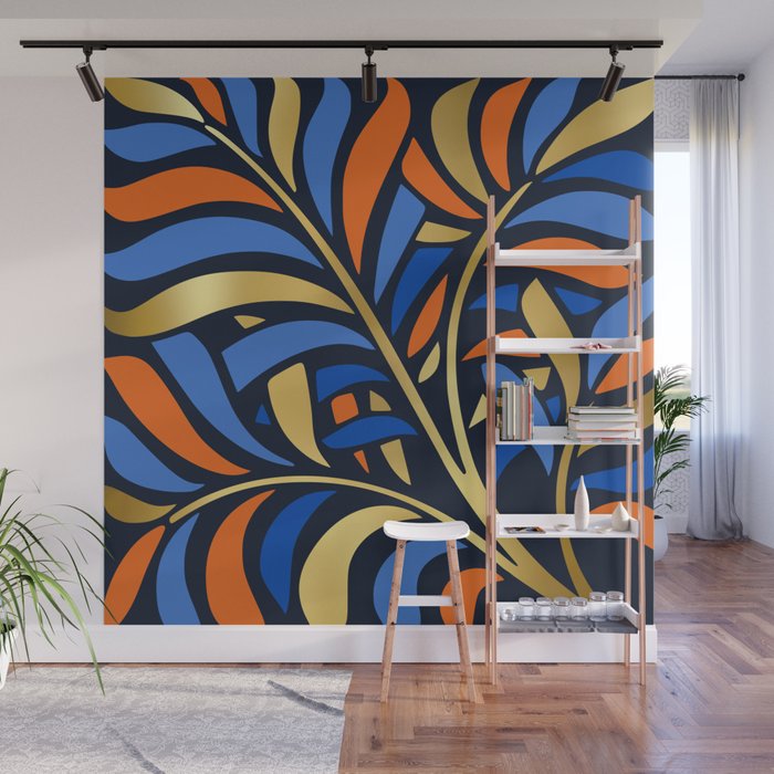 Tropical Leaf Decor Wall Mural Gallery Image 1