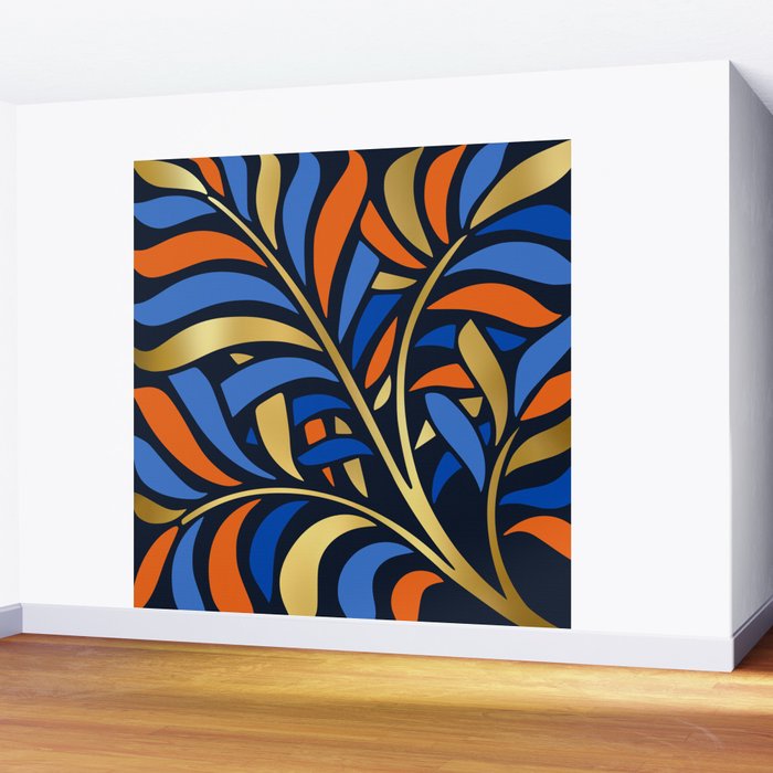 Tropical Leaf Decor Wall Mural Gallery Image 2