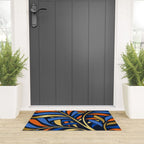Tropical Leaf Decor Welcome Mat Gallery Image 3