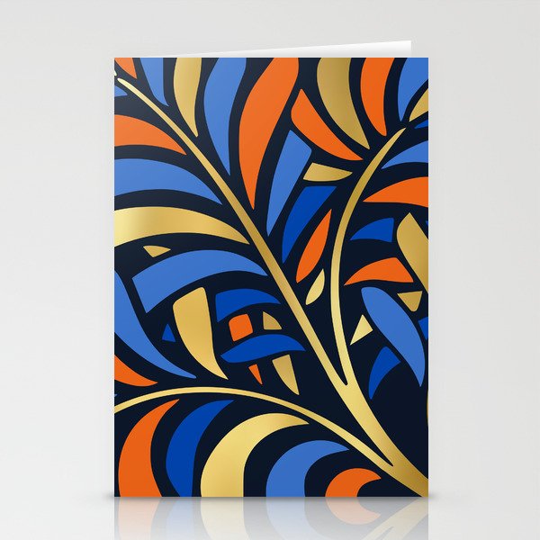 Tropical Leaf Decor Stationery Card Gallery Image 1