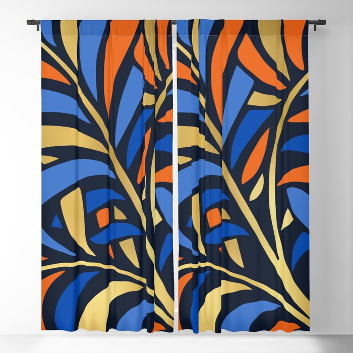 Tropical Leaf Decor Window Curtain Gallery Image 1