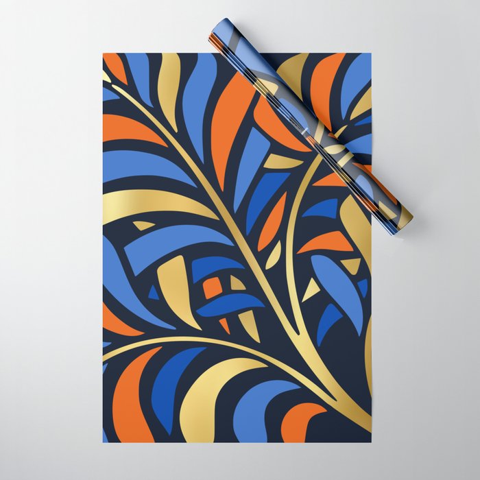 Tropical Leaf Decor Wrapping Paper Gallery Image 1