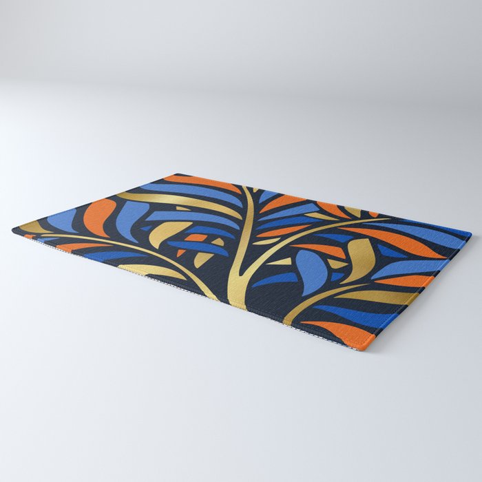 Tropical Leaf Decor Rug Gallery Image 3