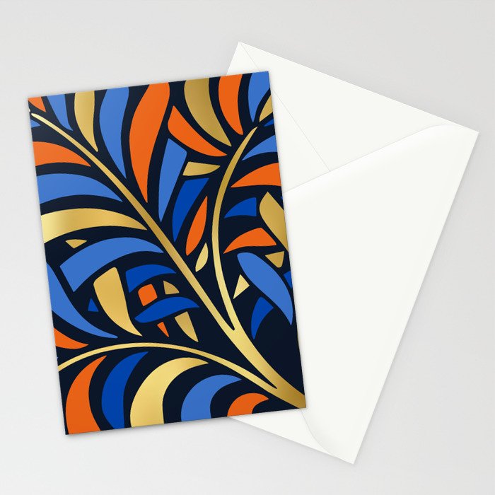 Tropical Leaf Decor Stationery Card Gallery Image 2