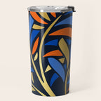 Tropical Leaf Decor Travel Mug Gallery Image 2