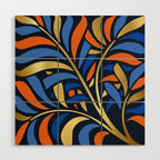 Tropical Leaf Decor Wood Wall Art Gallery Image 1