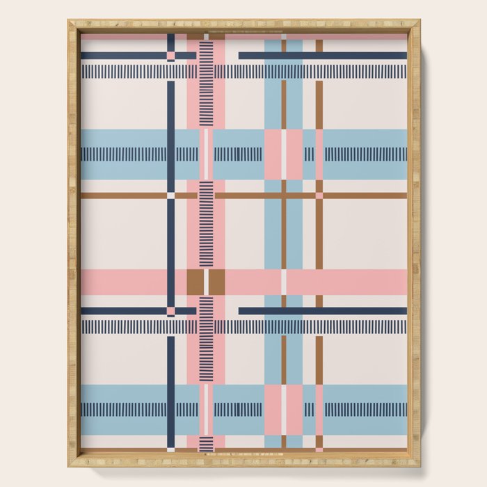 Bold Linear Harmony A Serving Tray Gallery Image 1