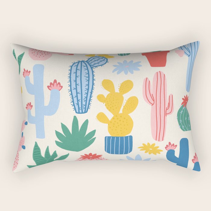 Cactus Garden - primary Rectangular Pillow Gallery Image 1
