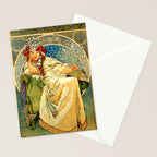 Alphonse Mucha  "Princess Hyacinth" Stationery Card Gallery Image 2