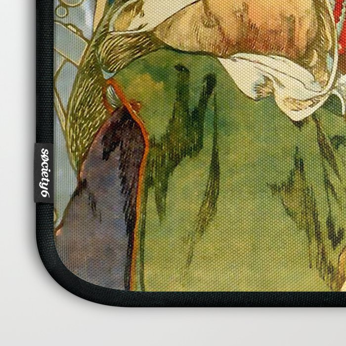 Alphonse Mucha  "Princess Hyacinth" Laptop Sleeve Gallery Image 3