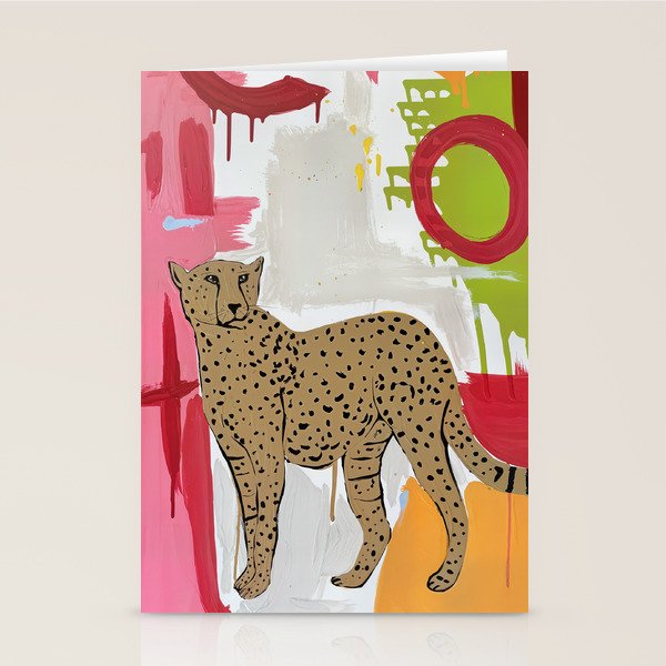 Costal Cheetah  Stationery Card Gallery Image 2