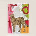 Costal Cheetah  Stationery Card Gallery Image 2