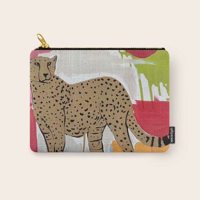 Costal Cheetah  Carry All Pouch Gallery Image 1